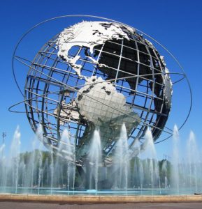 Picture of the unisphere n Queens, NY