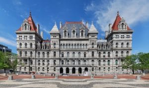 Picture of the NY State Capitol Building in Albany 